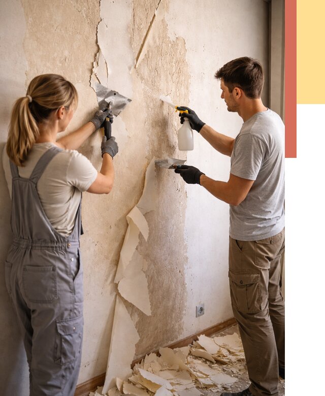 Снятие старых обоев в белебее от 5356 руб. под ключ недорого | ОТДЕЛОЧНИК-Блб