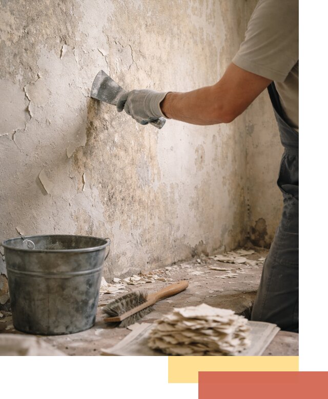 Удаление старой краски со стен в белебее качественно и быстро