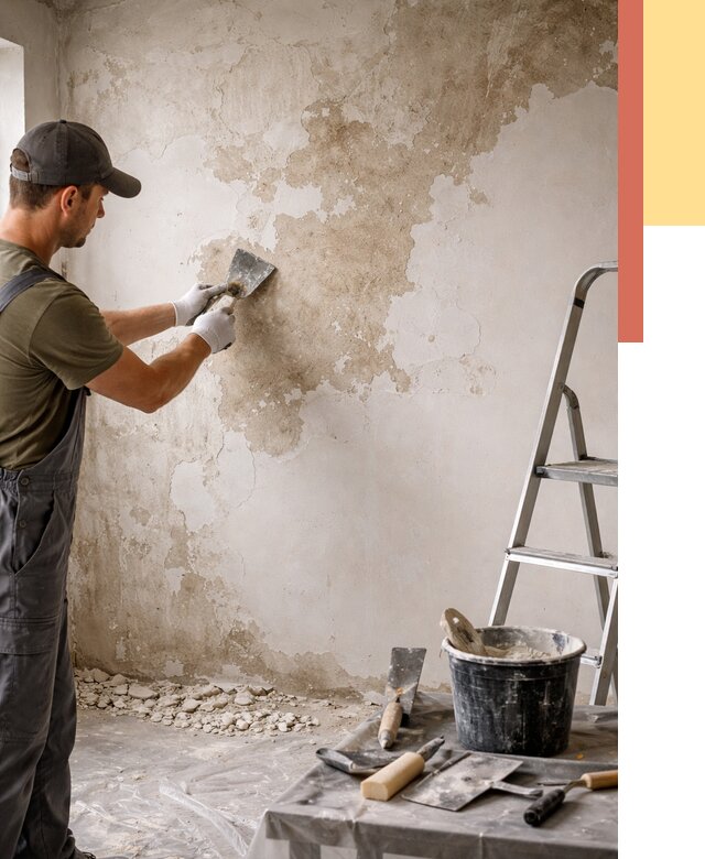 Снятие старой шпаклевки в белебее от 1887 руб. — быстро и недорого | ОТДЕЛОЧНИК-Блб