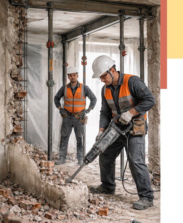 Снос несущих стен в белебее от 10456 руб. — демонтаж несущей стены под ключ | ОТДЕЛОЧНИК-Блб