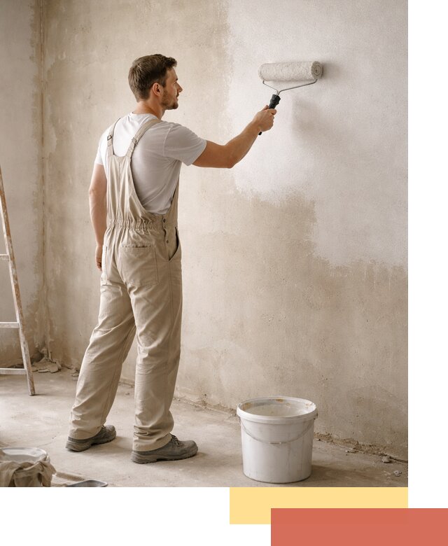 Грунтовка стен под отделку в белебее профессиональным раствором