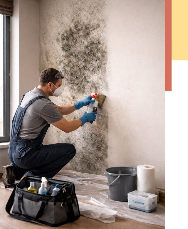 Удаление плесени со стен в белебее от 2193 руб. — быстро и недорого | ОТДЕЛОЧНИК-Блб