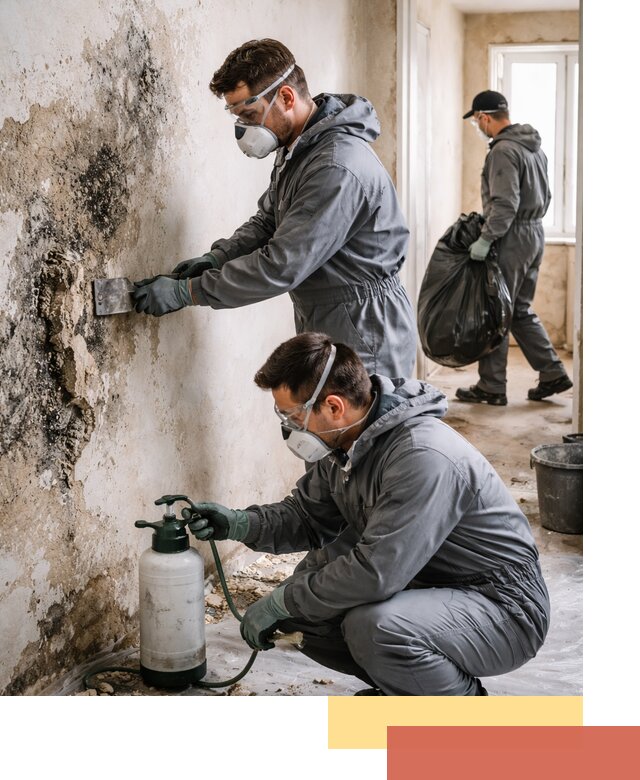 Удаление плесени со стен профессионально в белебее