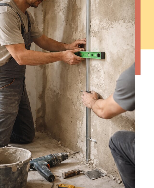 Установка штукатурных маяков в белебее от 7141 руб. — быстро и недорого | ОТДЕЛОЧНИК-Блб