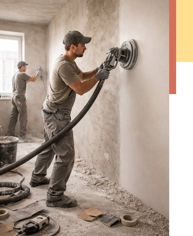 Шлифовка стен в белебее от 1224 руб/м2 — быстро и недорого | ОТДЕЛОЧНИК-Блб