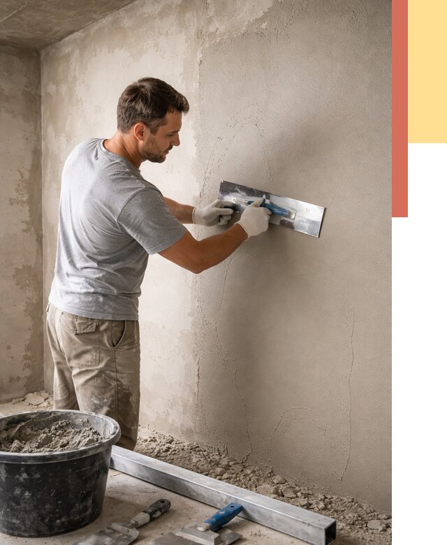 Штукатурка стен без маяков в белебее от 7345 руб/м2 — услуги и цена | ОТДЕЛОЧНИК-Блб