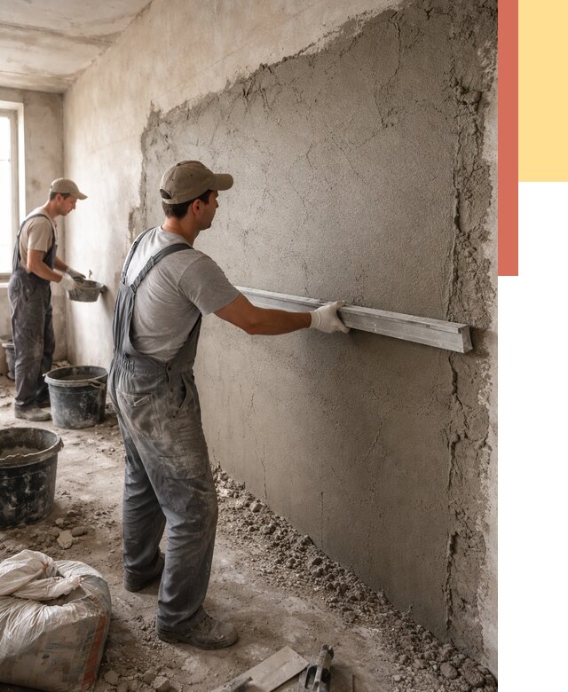 Цементная штукатурка стен в белебее от 4590 руб/м2 — быстро и недорого | ОТДЕЛОЧНИК-Блб