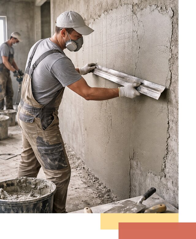 Штукатурка бетонных стен в белебее качественно и долговечно