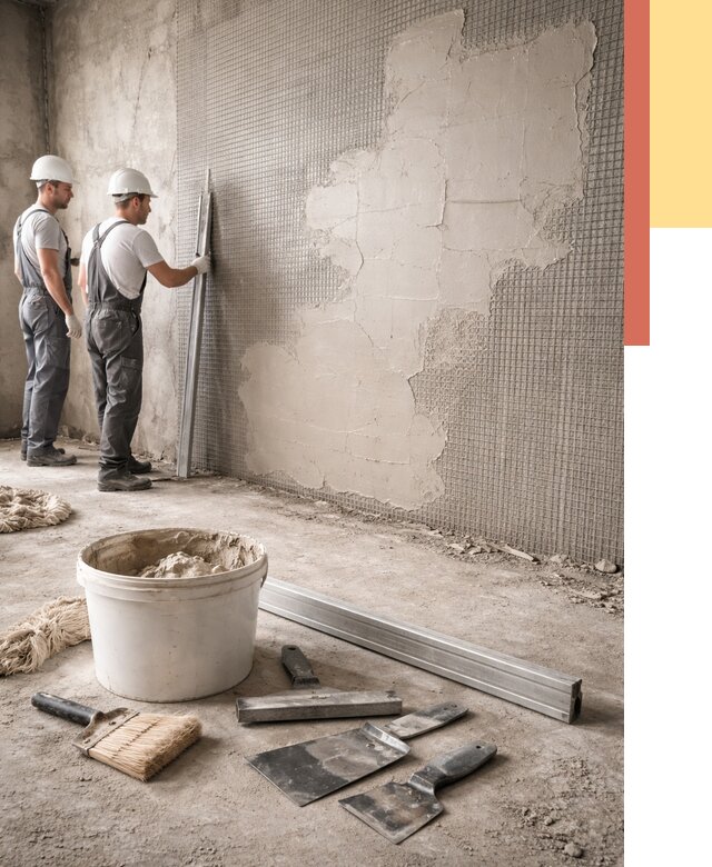 Штукатурка стен по сетке в белебее от 5611 руб./м2 — быстро и недорого | ОТДЕЛОЧНИК-Блб