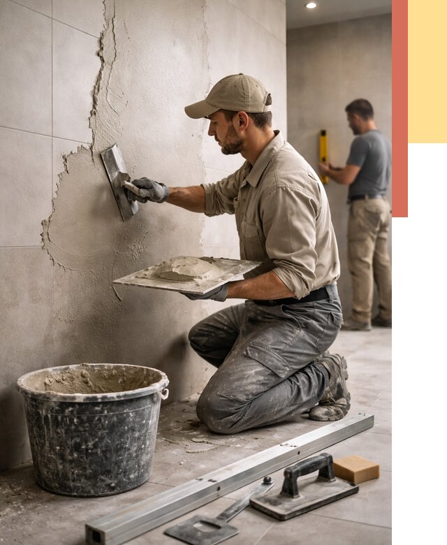 Штукатурка стен в ванной в белебее от 4590 руб./м² — выравнивание под ключ | ОТДЕЛОЧНИК-Блб