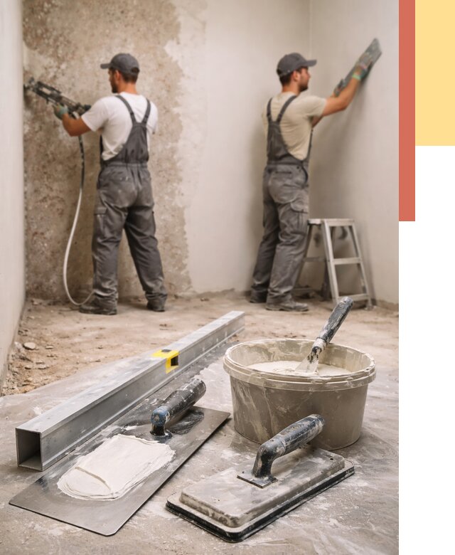 Штукатурка стен под обои в белебее от 4590 руб./м2 — выравнивание под обои | ОТДЕЛОЧНИК-Блб