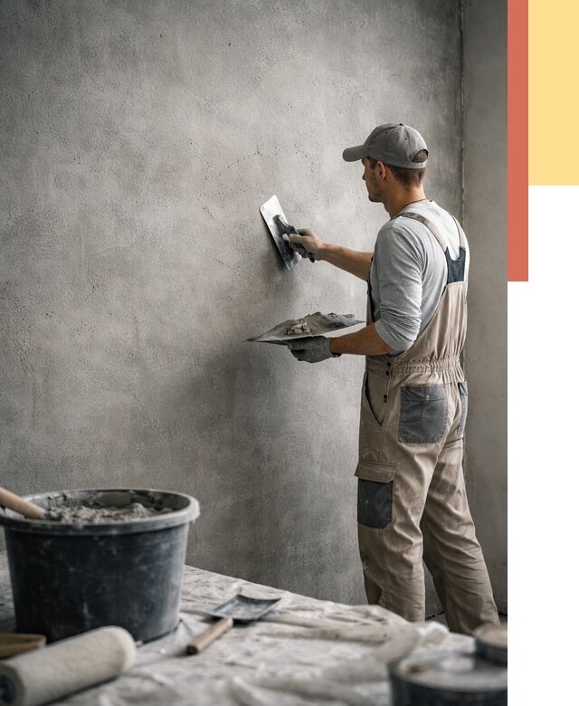 Декоративная штукатурка под бетон в белебее от 2550 руб./м² — нанесение под ключ | ОТДЕЛОЧНИК-Блб