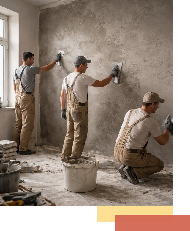 Декоративная штукатурка под бетон в белебее для стен и потолков