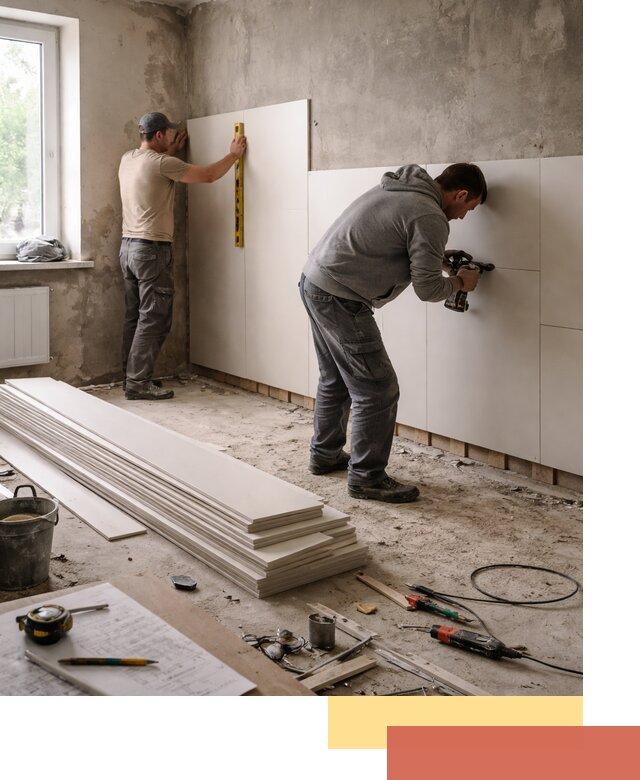 Монтаж ПВХ панелей на стены в белебее качественно и быстро