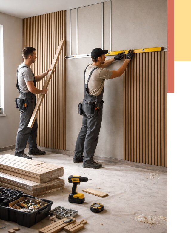 Монтаж реечных панелей на стены в белебее от 1224 руб. — быстро и недорого | ОТДЕЛОЧНИК-Блб