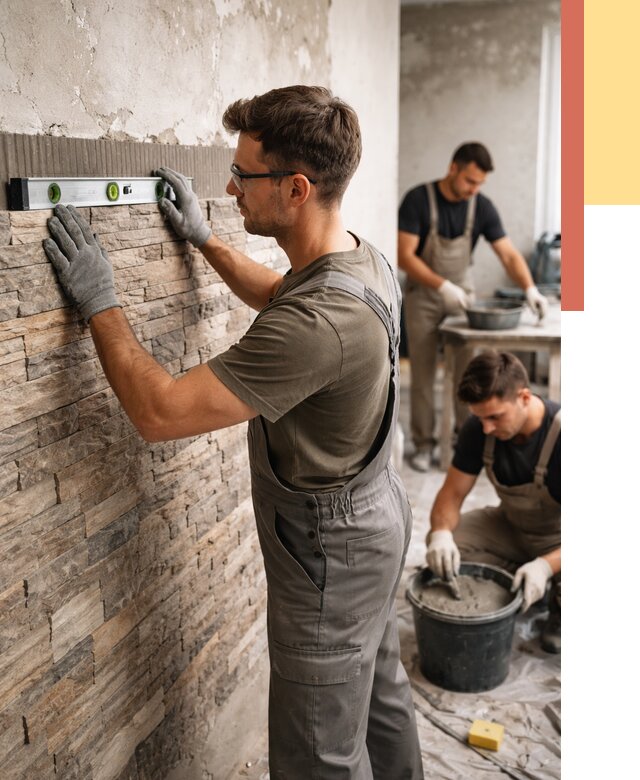 Монтаж искусственного камня в белебее от 4590 руб. под ключ | ОТДЕЛОЧНИК-Блб