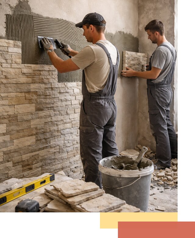 Монтаж искусственного камня в белебее — облицовка стен и фасадов