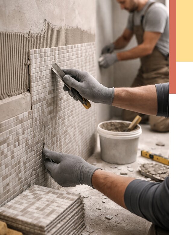 Облицовка стен мозаикой в белебее от 3264 руб/м2 — укладка мозаики на стены | ОТДЕЛОЧНИК-Блб