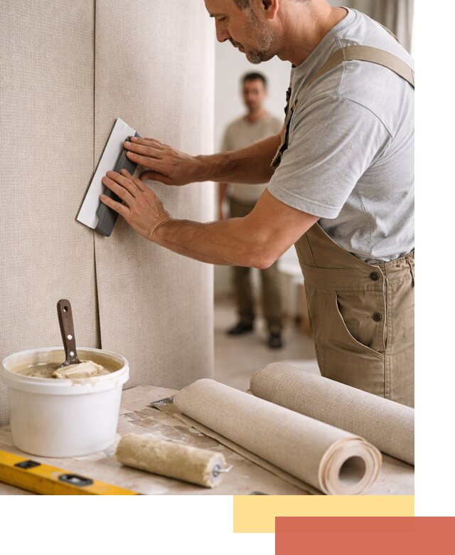 Поклейка текстильных обоев в белебее профессионально и аккуратно