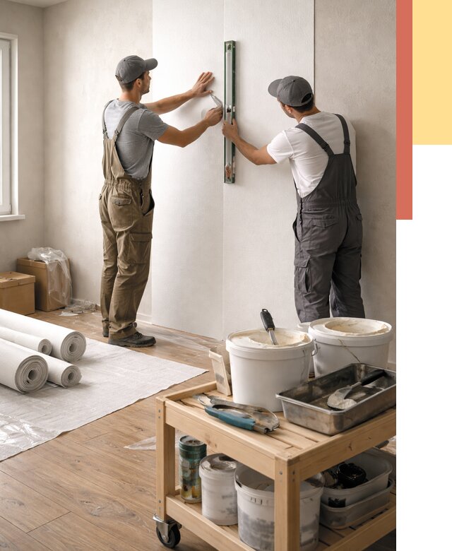 Поклейка стеклообоев в белебее от 6631 руб. за м2 — быстро и недорого | ОТДЕЛОЧНИК-Блб