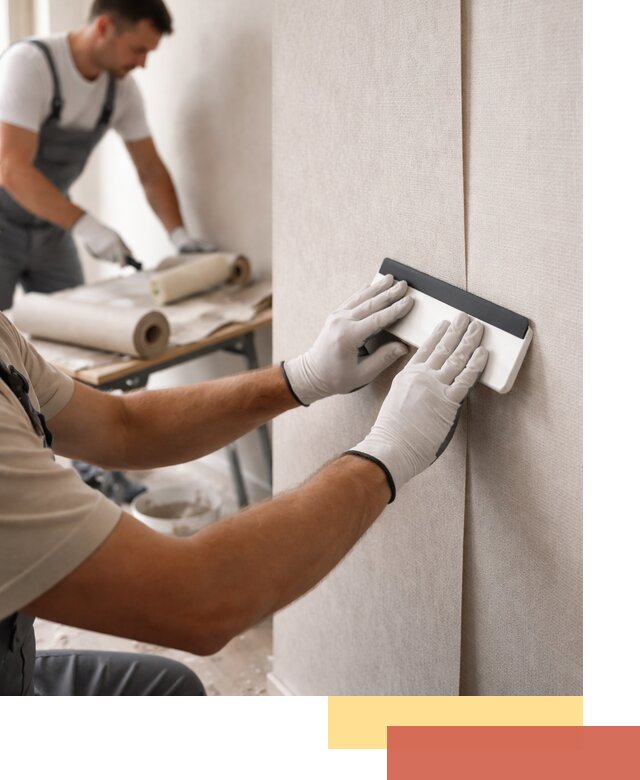 Поклейка обоев под покраску в белебее профессионально и быстро