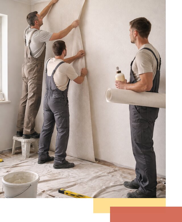 Оклейка стен обоями в белебее — качественно и профессионально