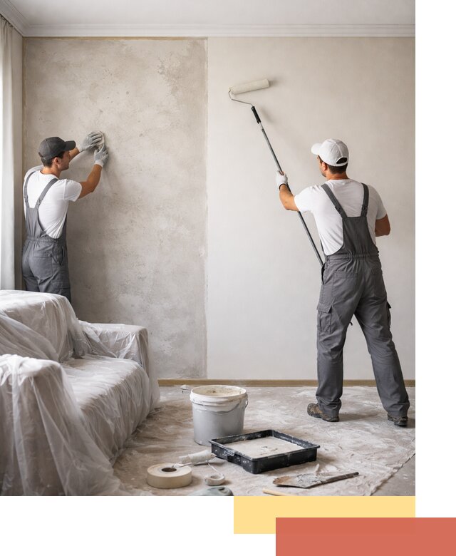 Покраска стен антивандальной краской в белебее