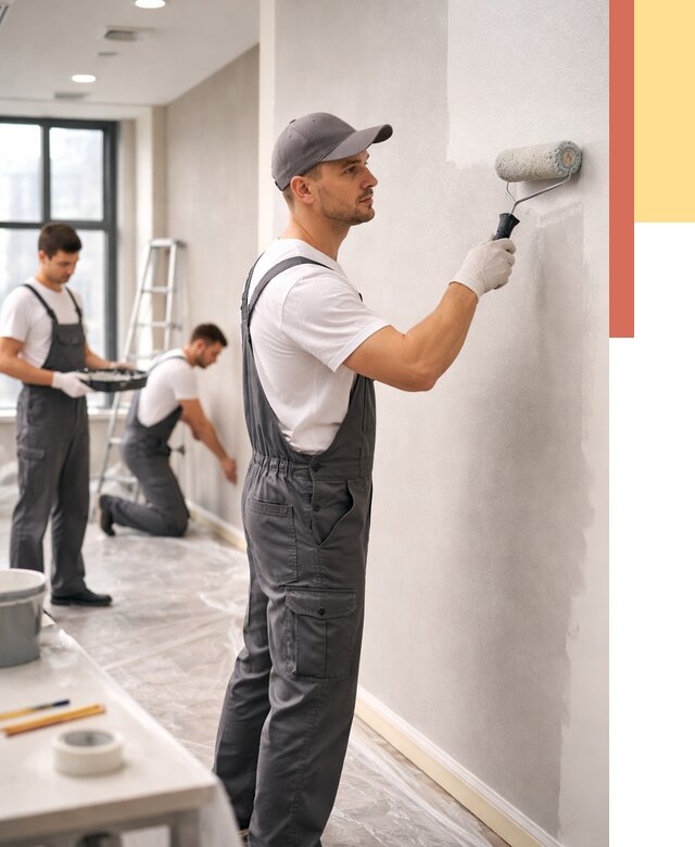 Покраска стен в офисе в белебее от 8671 руб. — быстро и недорого | ОТДЕЛОЧНИК-Блб