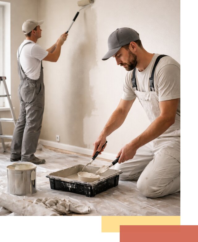 Покраска стен в квартире в белебее — профессионально и аккуратно