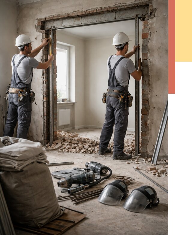 Расширение дверного проема в белебее от 12751 руб. под ключ | ОТДЕЛОЧНИК-Блб