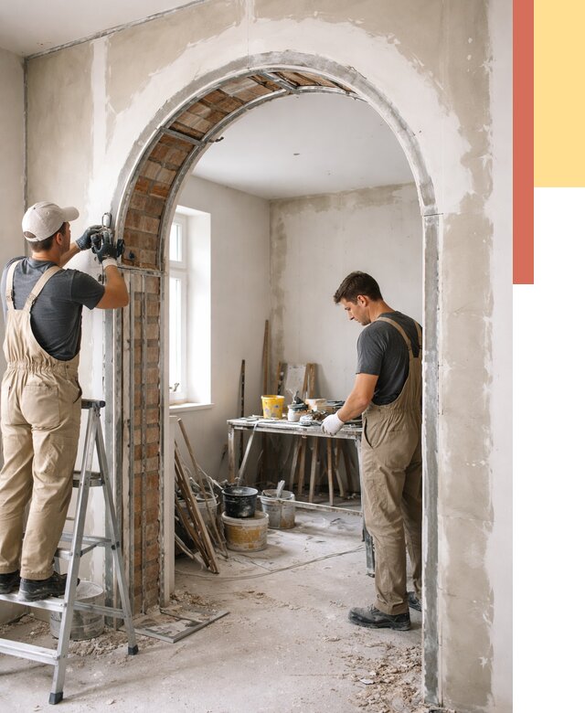 Устройство арочного проема в белебее от 9691 руб. под ключ — быстро и недорого | ОТДЕЛОЧНИК-Блб