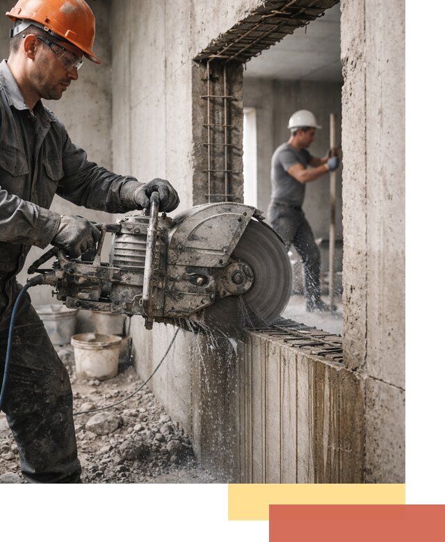 Алмазная резка проемов в белебее быстро и точно