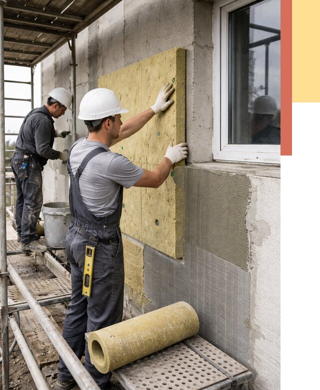 Утепление стен в белебее от 4386 руб. под ключ — быстро и недорого | ОТДЕЛОЧНИК-Блб