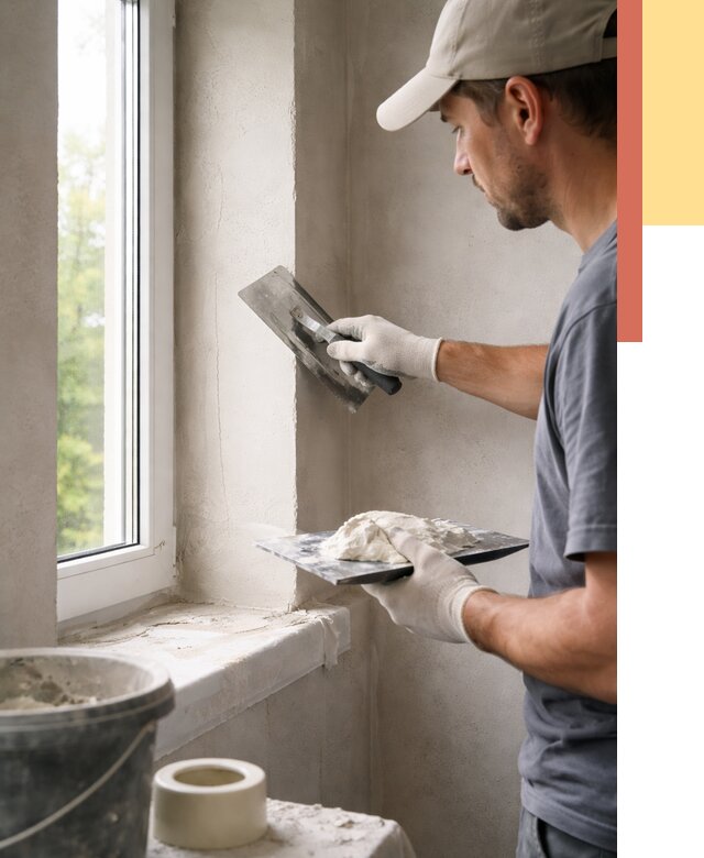 Штукатурка откосов в белебее от 4590 руб/м² — услуги и выравнивание под ключ | ОТДЕЛОЧНИК-Блб