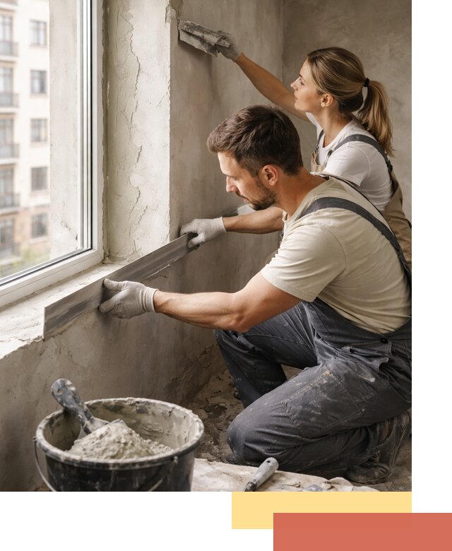 Штукатурка откосов дверей и окон профессионально в белебее