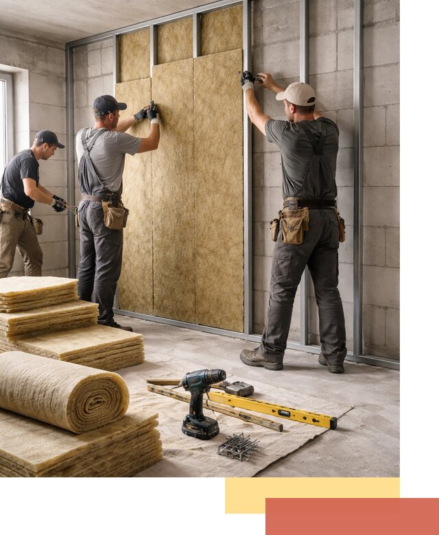 Шумоизоляция перегородок из блоков в белебее — монтаж и защита шумоизоляцией