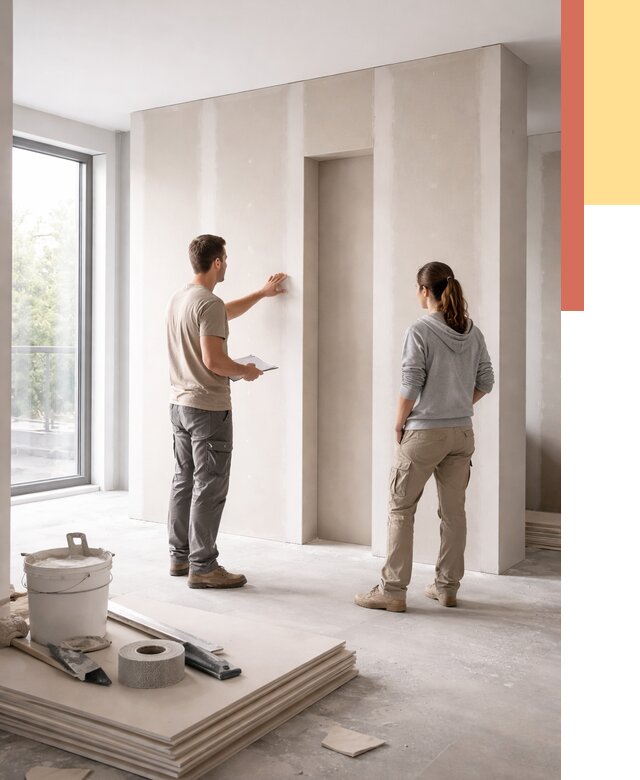 Зонирующая перегородка из гипсокартона в белебее от 2856 руб. под ключ | ОТДЕЛОЧНИК-Блб