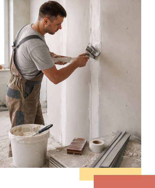 Шпаклевка перегородок из гипсокартона в белебее качественно и быстро