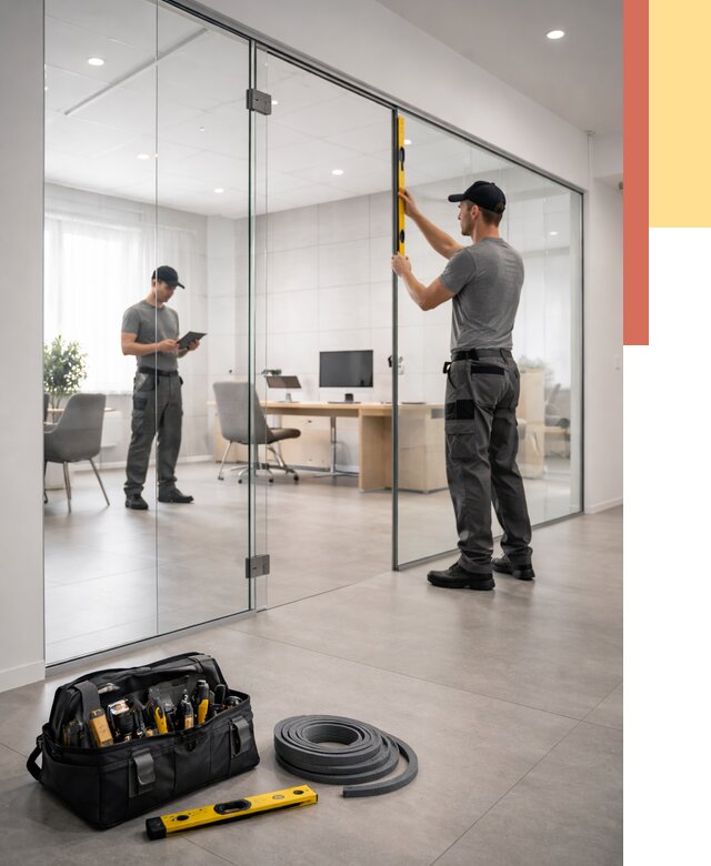 Цельностеклянные перегородки под ключ в белебее от 9691 руб. — монтаж и цены | ОТДЕЛОЧНИК-Блб