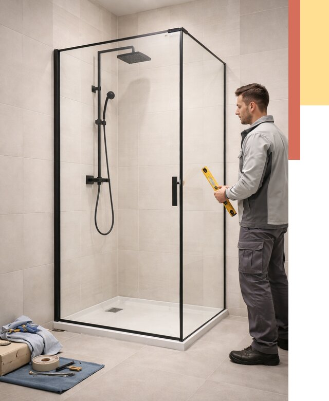 Стеклянные перегородки для душа в белебее от 12751 руб. | Монтаж под ключ — ОТДЕЛОЧНИК-Блб