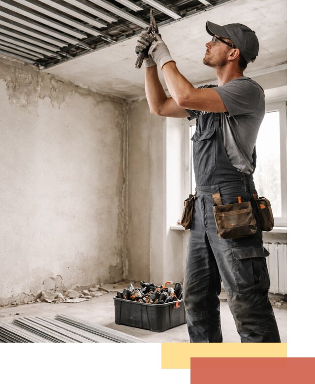 Демонтаж реечного потолка в белебее быстро и аккуратно