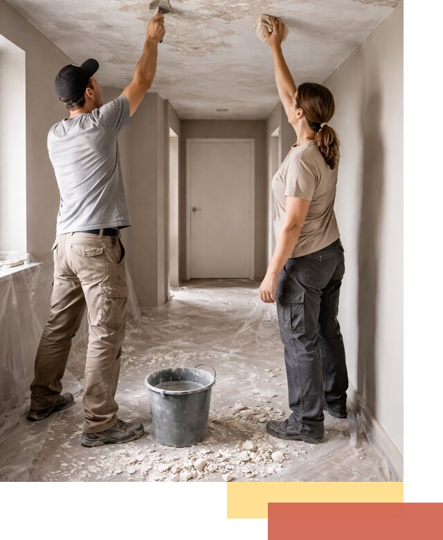 Удаление побелки с потолка в белебее — быстро и аккуратно