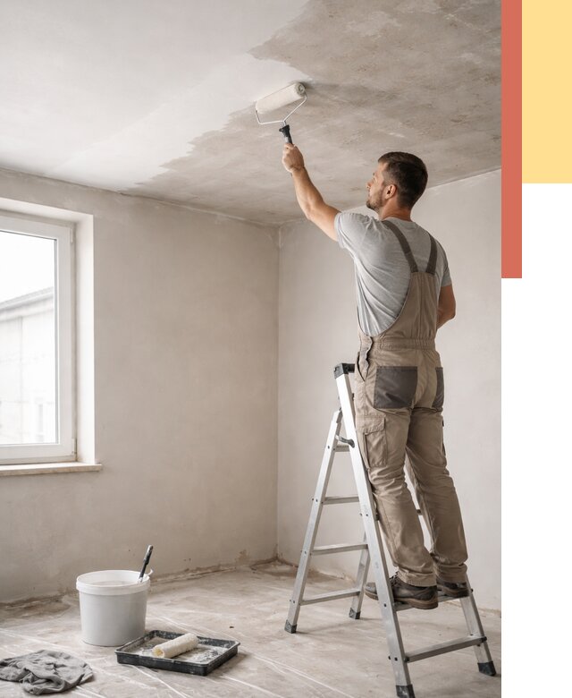 Грунтовка потолка в белебее от 2550 руб. — быстро и недорого | ОТДЕЛОЧНИК-Блб