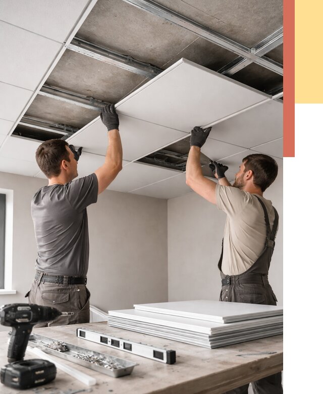 Монтаж кассетного потолка в белебее от 4590 руб/м2 — установка и сборка | ОТДЕЛОЧНИК-Блб