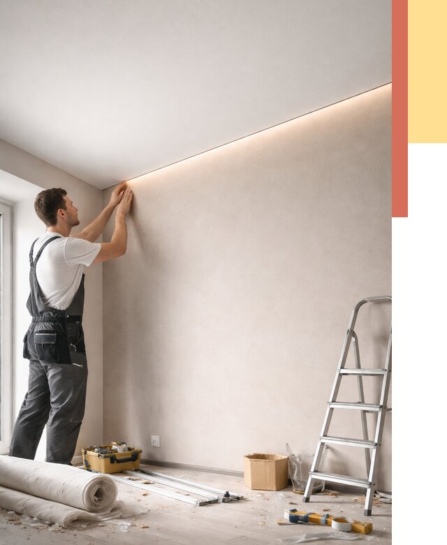 Теневые натяжные потолки в белебее от 8365 руб. под ключ | ОТДЕЛОЧНИК-Блб