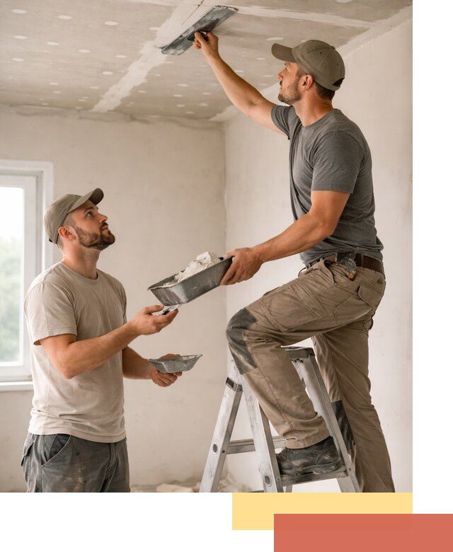 Шпаклевка потолка из гипсокартона в белебее качественно и быстро