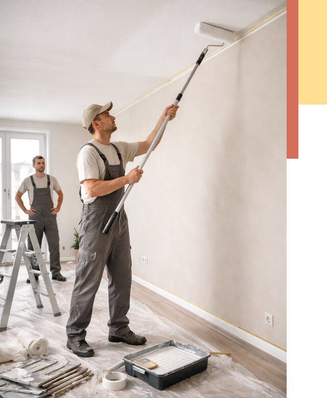 Покраска потолка из гипсокартона в белебее от 4590 руб./м2 — услуги под ключ | ОТДЕЛОЧНИК-Блб