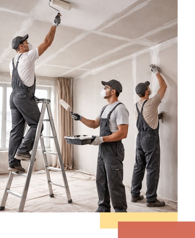 Покраска потолка из гипсокартона в белебее качественно и недорого