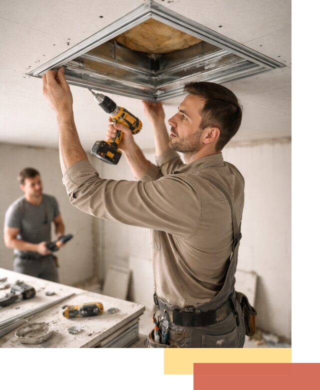 Монтаж люка в потолок из ГКЛ в белебее