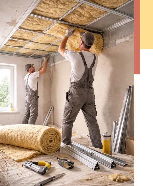 Утепление потолка в белебее от 7345 руб/м2 — недорого, быстро, под ключ | ОТДЕЛОЧНИК-Блб